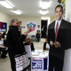 Barack Obama's campaign headquarters in Harlem, N.Y., on Nov. 4, 2008.(Spencer Platt/Getty Images)